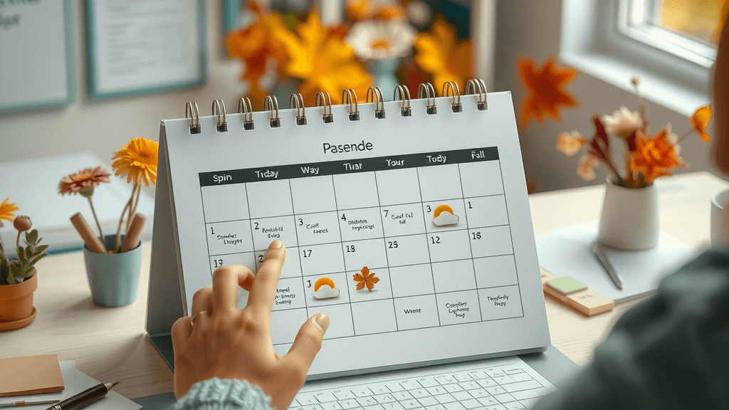 calendar planner spring and fall roof inspection checklist scheduling